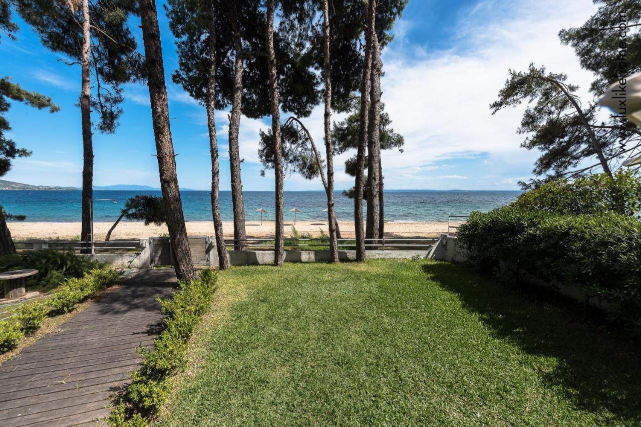 #Luxlikehome - Mediterranee Beachfront Summer House Kalyves Polygyrou Luaran gambar
