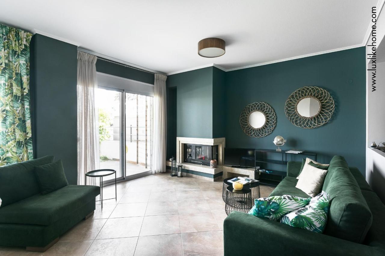 #Luxlikehome - Mediterranee Beachfront Summer House Kalyves Polygyrou Luaran gambar
