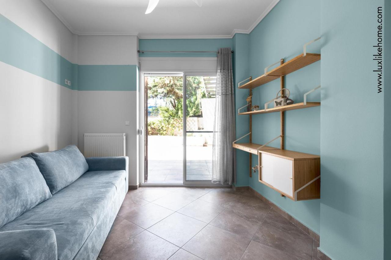 #Luxlikehome - Mediterranee Beachfront Summer House Kalyves Polygyrou Luaran gambar