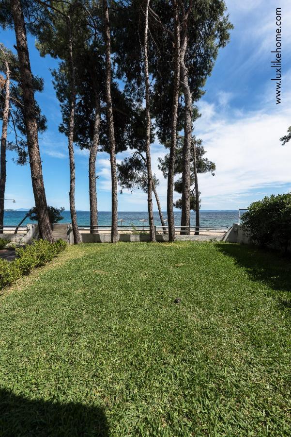#Luxlikehome - Mediterranee Beachfront Summer House Kalyves Polygyrou Luaran gambar